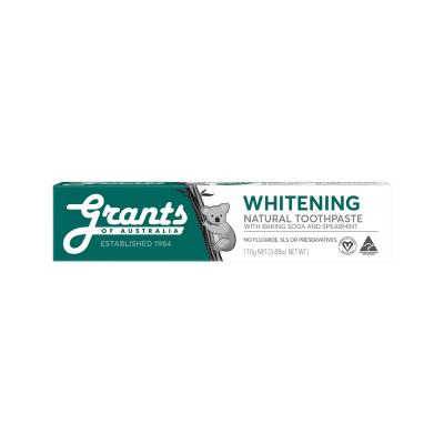 Grants Of Australia Natural Toothpaste Whitening with Baking Soda & Spearmint 110g